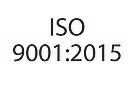 Certyfikat ISO 9001:2015 (wersja czarno-biała)